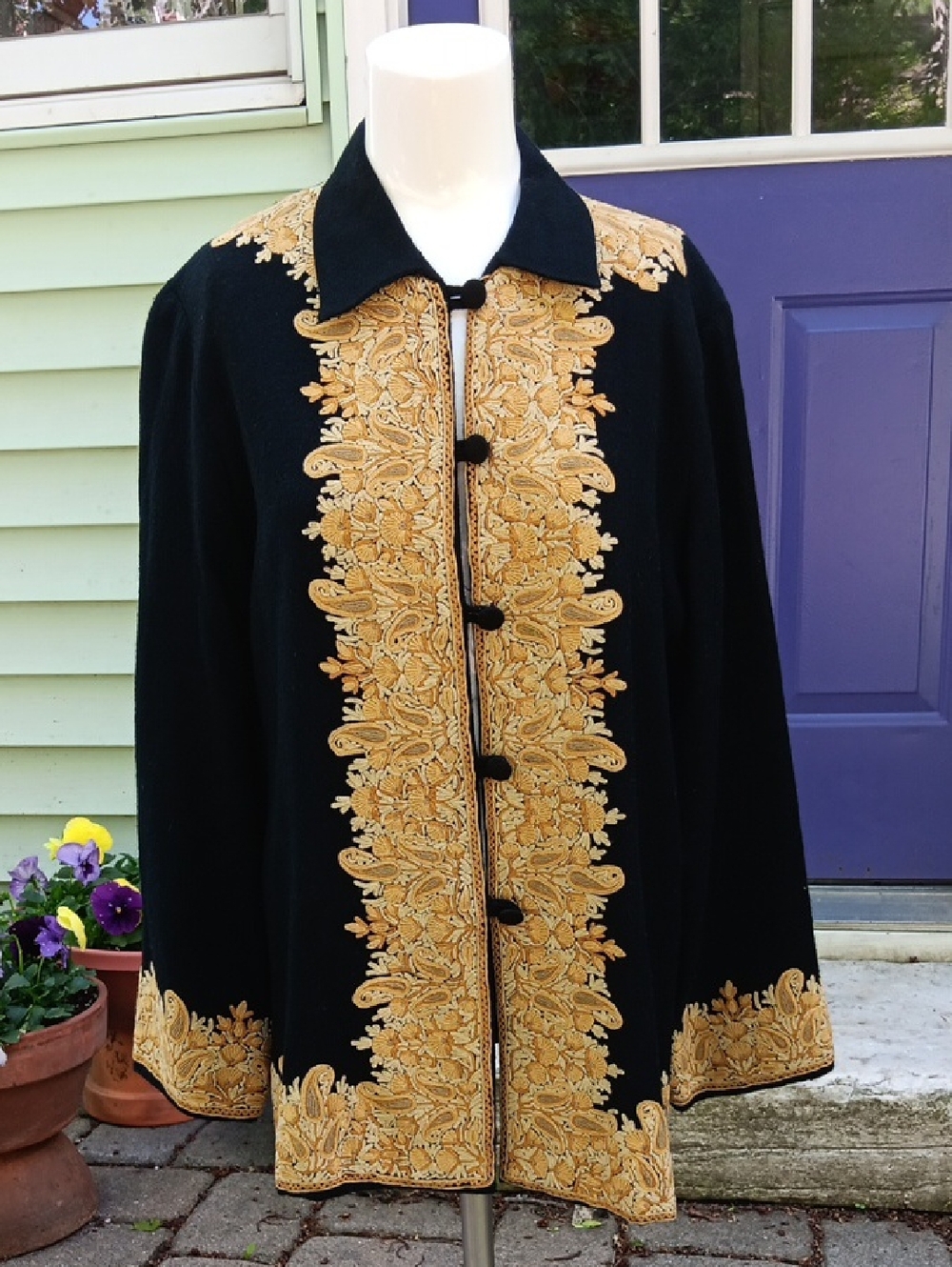100% Wool Jacket With Embroidery